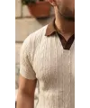 Erkek 2li Paket Desenli Kısa Kollu Pamuk Triko Tişört