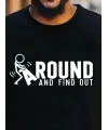 Erkek Around Baskılı Süprem T-shirt