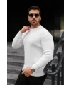 Erkek Bisiklet Yaka Örme Kazak
