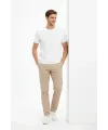 Erkek Bisiklet Yaka Tişört Regular Kalıp Basic Pamuklu Günlük Kullanım T-shirt - Beyaz