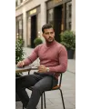 Erkek Boğazlı Yaka Uzun Kollu Triko