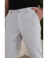 Erkek Casual Slim Fit Cord Desenli Kumaş Pantolon