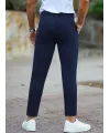 Erkek Cepli Slimfit Atlas Pantolon