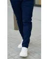 Erkek Cepli Slimfit Atlas Pantolon