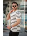 Erkek çizgili Kısa Kollu T-shirt