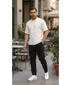 Erkek Duble Kol Basic Tişört