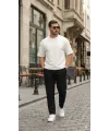 Erkek Duble Kol Basic Tişört