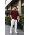 Erkek Duble Kol Basic Tişört