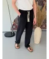 Erkek İthal Yıkamalı Keten Pantolon