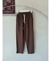 Erkek İthal Yıkamalı Keten Pantolon