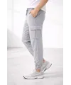 Erkek Jogger Eşofman Altı Regular Fit , Kargo Cepli, Lastikli Paça, Günlük Spor Pantolon - Gri