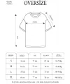Erkek  Kısa kol Bisiklet Yaka Baskılı Oversize T-Shirt - Kırmızı