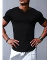Erkek Kısa Kollu V Yaka Süprem T-shirt