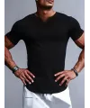 Erkek Kısa Kollu V Yaka Süprem T-shirt