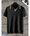 Erkek Kısa Kollu Yakalı Triko Tişört