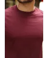 Erkek Kolları Dar Kesim Rahat Kalıp Basic Tişört