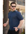 Erkek Oversize Bisiklet Yaka Kısa Kollu T-shirt