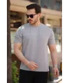 Erkek Oversize Bisiklet Yaka Kısa Kollu T-shirt
