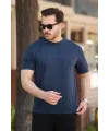 Erkek Oversize Bisiklet Yaka Kısa Kollu T-shirt