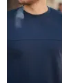 Erkek Oversize Bisiklet Yaka Kısa Kollu T-shirt