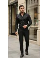 Erkek Saten Klasik Gömlek