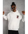 Erkek SCHOOL BOY Baskılı Kapüşonlu Sweat - Beyaz
