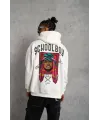 Erkek SCHOOL BOY Baskılı Kapüşonlu Sweat - Beyaz