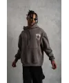 Erkek SCHOOL BOY Baskılı Kapüşonlu Sweat - Gri