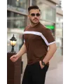 Erkek şerit Detaylı Kısa Kollu T-shirt