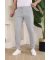 Erkek Slim Fit Dilli Kumaş Pantolon