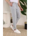 Erkek Slim Fit Dilli Kumaş Pantolon