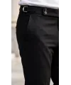Erkek Toka Detaylı Oldmoney Kumaş Pantolon