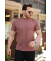 Erkek Yarım Balıkçı Yaka Kısa Kollu T-shirt