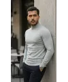 Erkek Yarım Balıkçı Yaka Pamuklu Triko