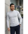 Erkek Yarım Balıkçı Yaka Pamuklu Triko