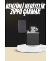 Erkeklere Özel Hediyelik Eşya  Metalik Benzinli Çakmak Doldurulabilir
