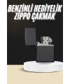 Erkeklere Özel Hediyelik Eşya Metalik Benzinli Çakmak Doldurulabilir