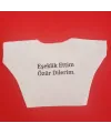 Eşeklik Ettim Yazılı Peluş Oyuncak Tişörtü
