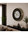 Eskitme Noble 60 x 60 Cm Metal Duvar Saati