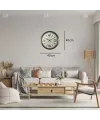 Eskitme Royal 40 Cm Metal Duvar Saati