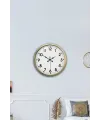 Eskitme Standart 40 Cm Metal Klasik Duvar Saati