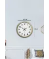 Eskitme Standart 40 Cm Metal Klasik Duvar Saati
