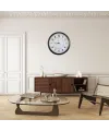 Eskitme Takvimli 52 x 52 Cm Metal Duvar Saati