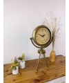 Eskitme Vintage Üç Ayaklı Masa Saati