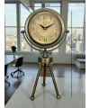 Eskitme Vintage Üç Ayaklı Masa Saati