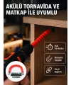 Esnek Bits Uç Seti 12 Parça Manyetik Adaptörlü Matkap Tornavida Aksesuarı