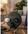 Ev Ofis İçin Çoklu Priz 3 Priz 3 Usb Type C Güvenli Enerji Yönetimi