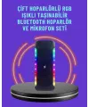 Ev Ve Dış Mekan Kullanımına Uygun Rgb Işıklı Hoparlör