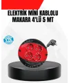 Ev Ve Ofis İçin 5 Metre Kablolu 4 Priz Makarası