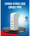 Ev Ve Ofis İçin Zaman Kontrollü Çoklu Şarj Cihazı